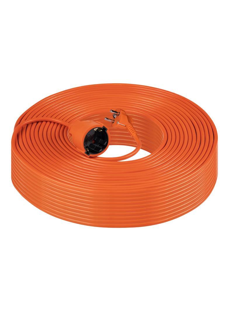 Przedłużacz ogrodowy jednogniazdowy Schuko, PVC 3x1,5mm2, długość 50m