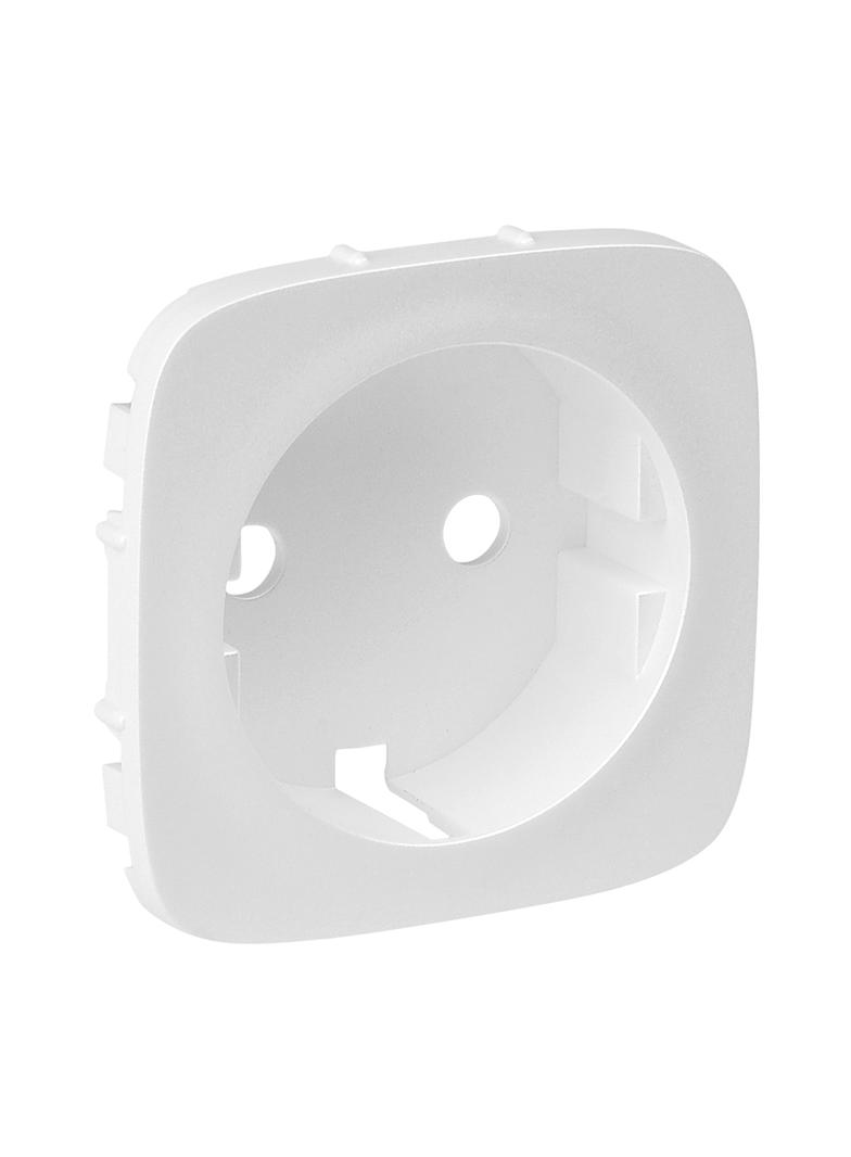 VALENA ALLURE - PLAKIETKA BIAŁA GNIAZDA POJEDYNCZEGO SCHUKO 2P+Z, Legrand
