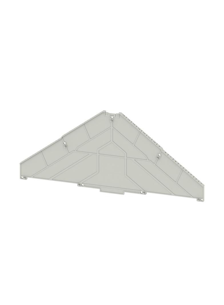 TW PRV16 16-1 SE Płyta separacyjna (terminal), opis 16-1, pionowe, 225 mm x 100 mm, szary /10szt./ 1254730000 WEIDMÜLLER