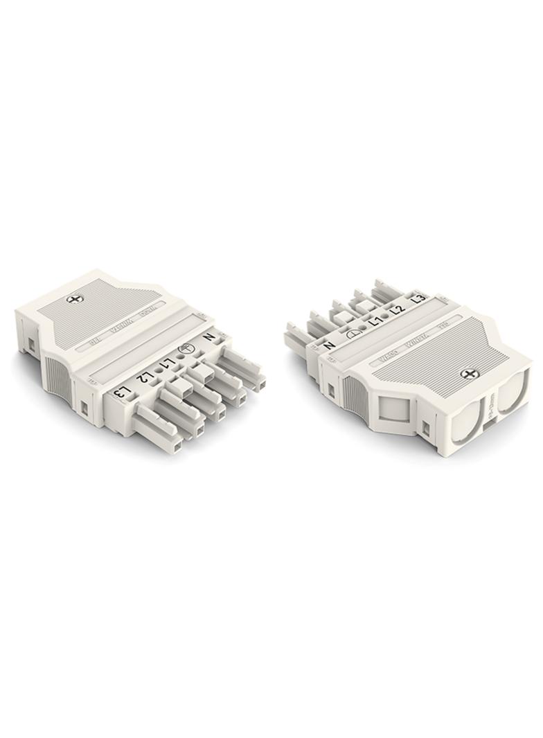 WINSTA gniazdo 5-torowe białe kodowanie A