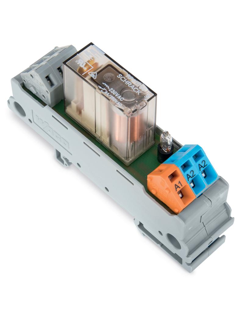 Moduł przekaźnikowy AC 230V szary 288-508 WAGO