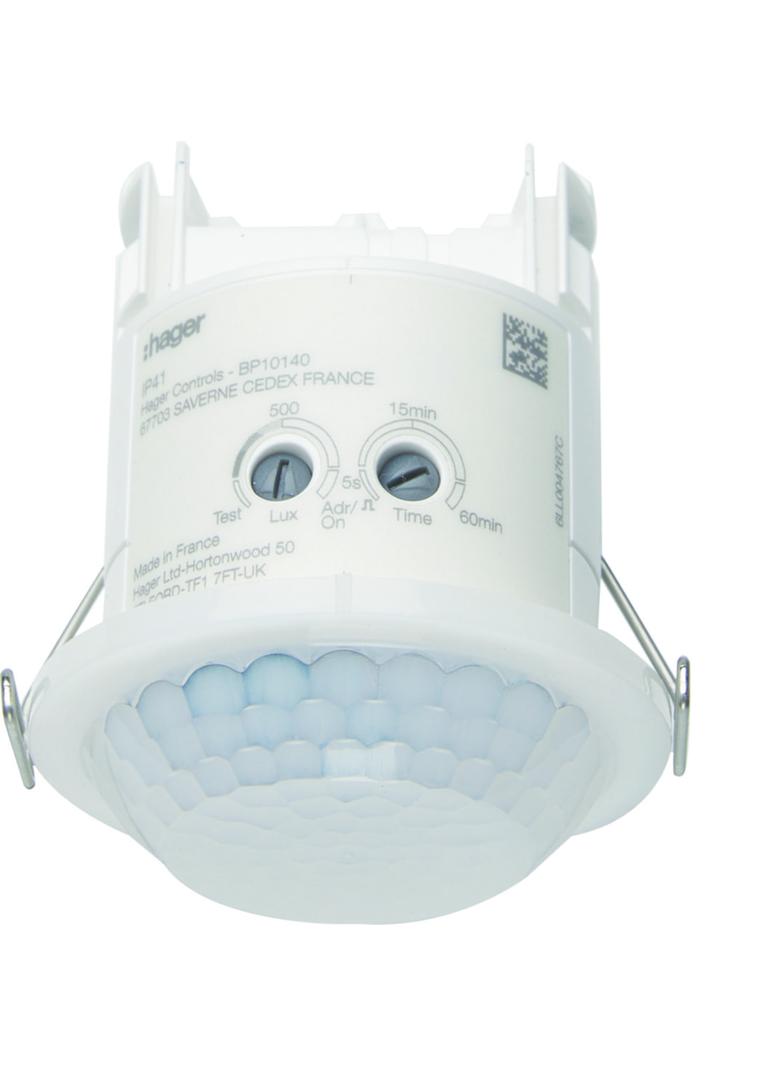 KNX e/s Czujnik ruchu KNX 360° p/t detekcja O10m TXD501 HAGER