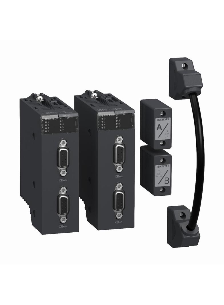 Modicon X80, Zestaw rozszerzenia płyty backplane 2xBMXXXBE1000, 2xTLYEX, BMXXBC008K