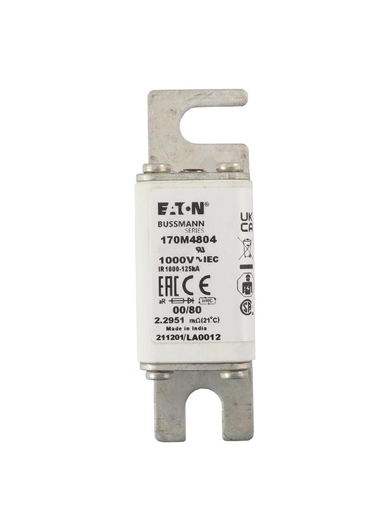 32A 1000V 00/80 aR INDICATOR FUSE Wkładka szybka 32A AC 1000V rozmiar 00 30x47x98 mm aR DIN 170M4804