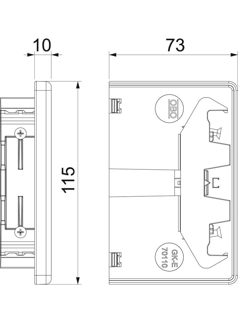GK-E70110RW, Końcówka GK-E70110