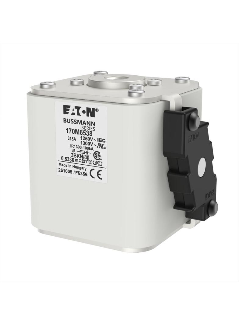 FUSE 315A 1250V 3BKN/80 AR CU Wkładka szybka 315A AC 1250V rozmiar 3 76x92x83 mm aR IEC UL 170M6538
