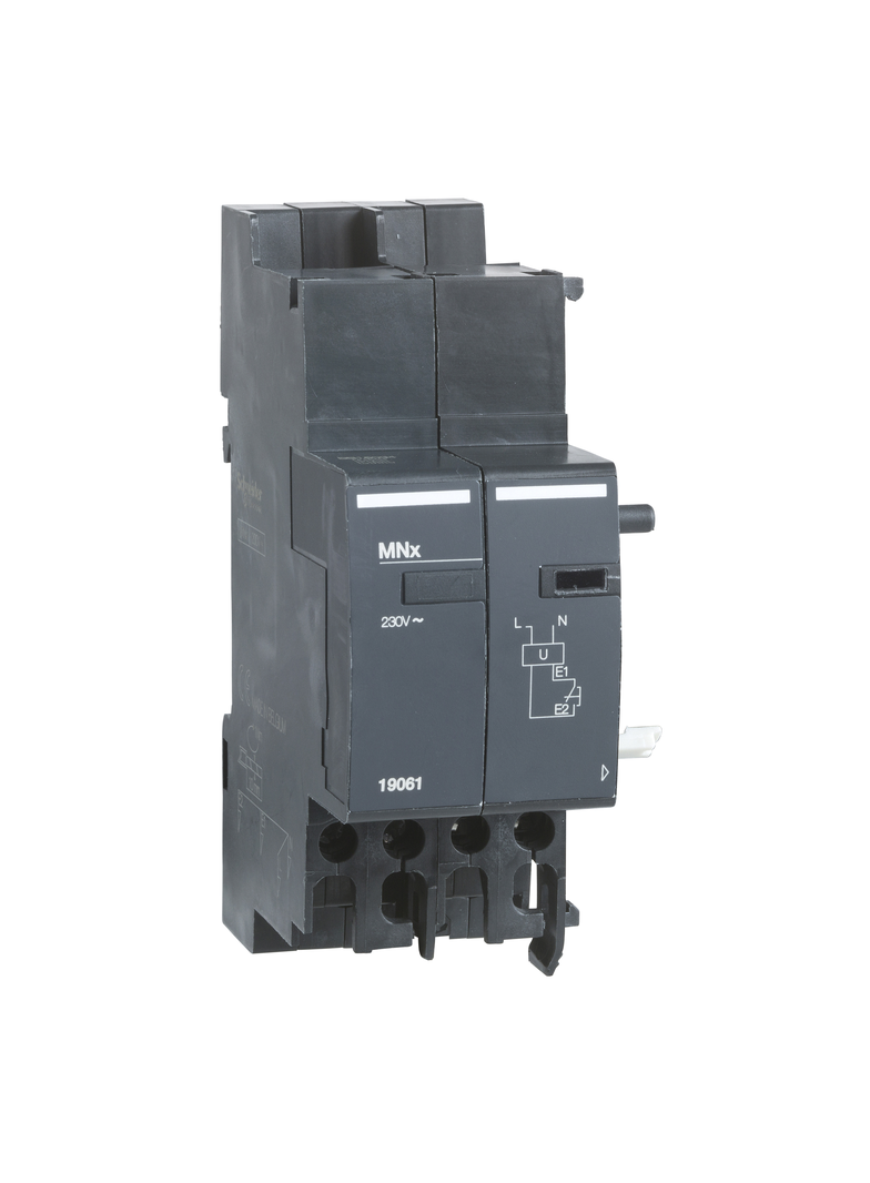 Wyzwalacz zanikowy z dodatkowym zasilaniem Acti9 NG125 MNx-NG125 220-240 VAC