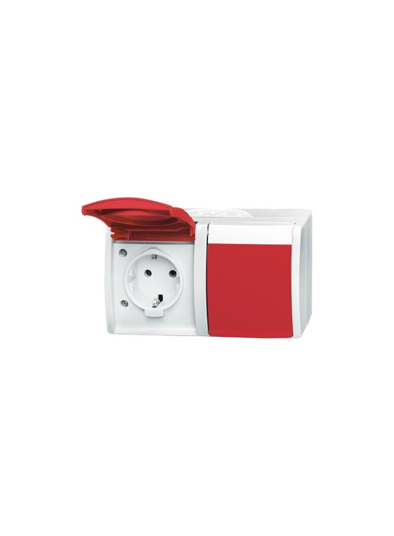 OCEAN Gniazdo SCHUKO biały alpejski 2CKA002084A0713 ABB
