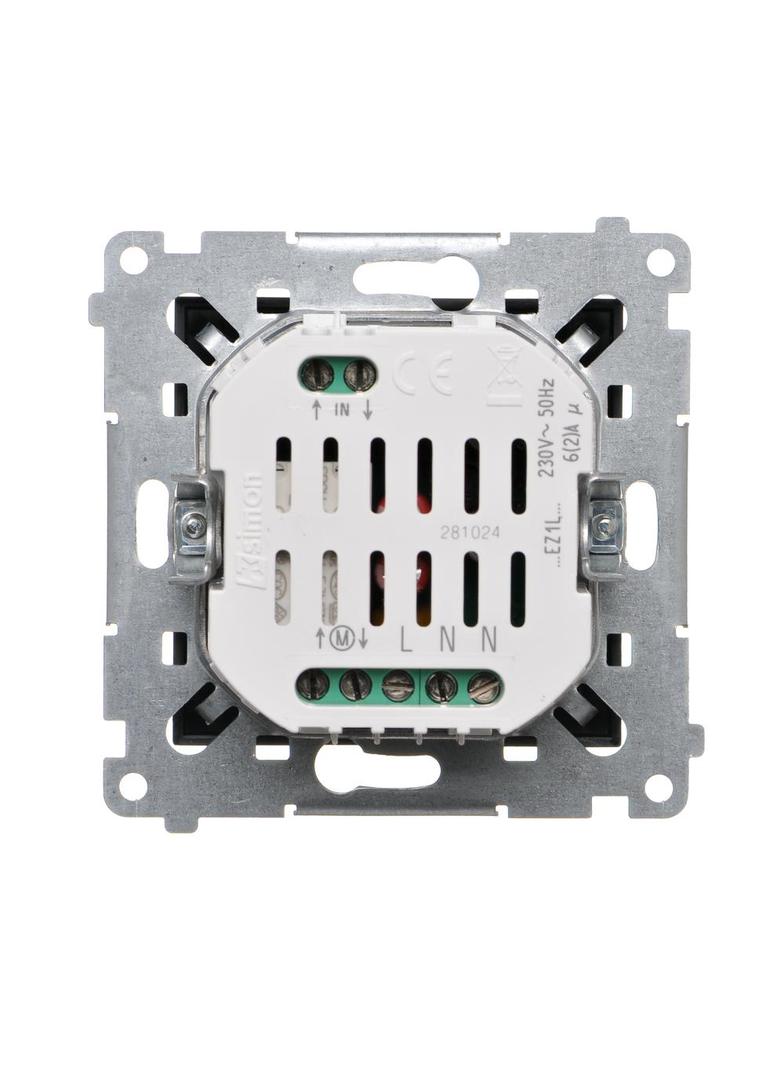 Simon 54 Lokalny sterownik roletowy z automatyczną kalibracją i programowalną pozycją ulubioną czarn