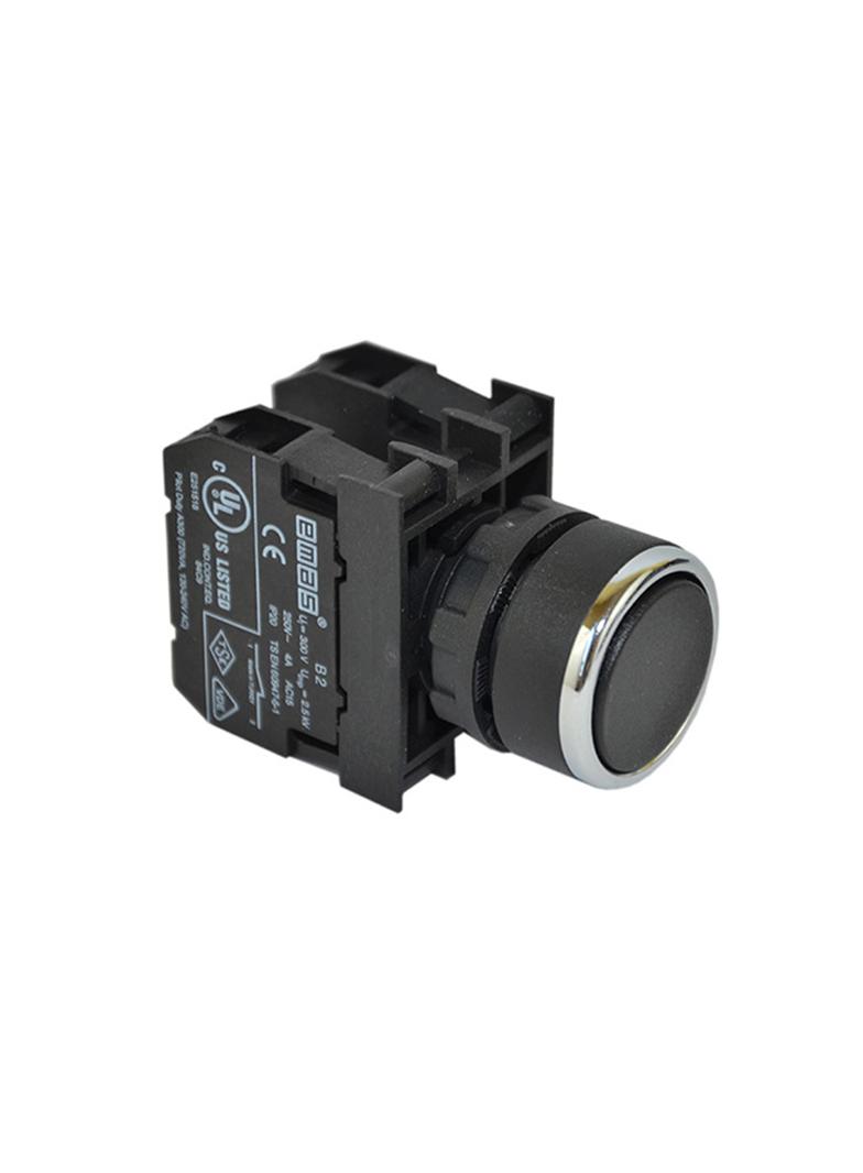 Przycisk kryty 1NO+1NC czarny