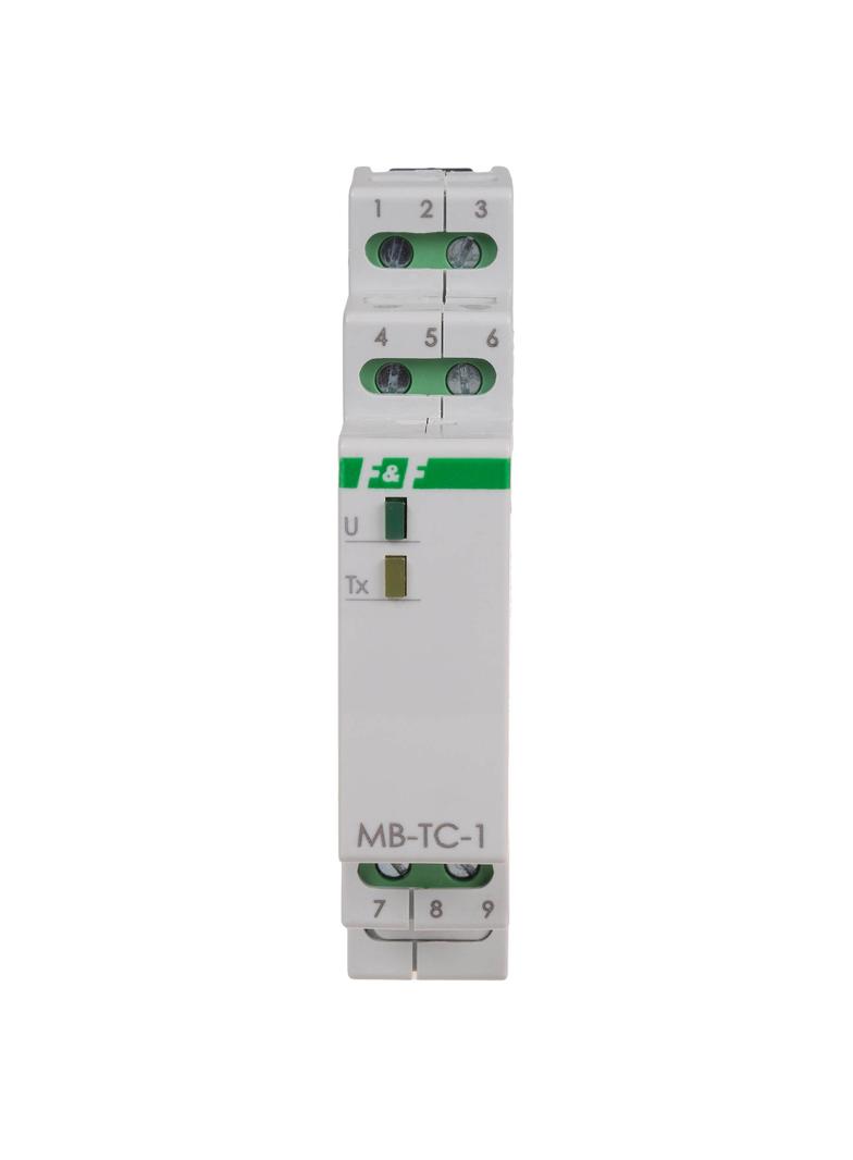 Przetwornik temperatury Do współpracy z termoparami K J E N T S R B. MAX-MB-TC-1 F&F