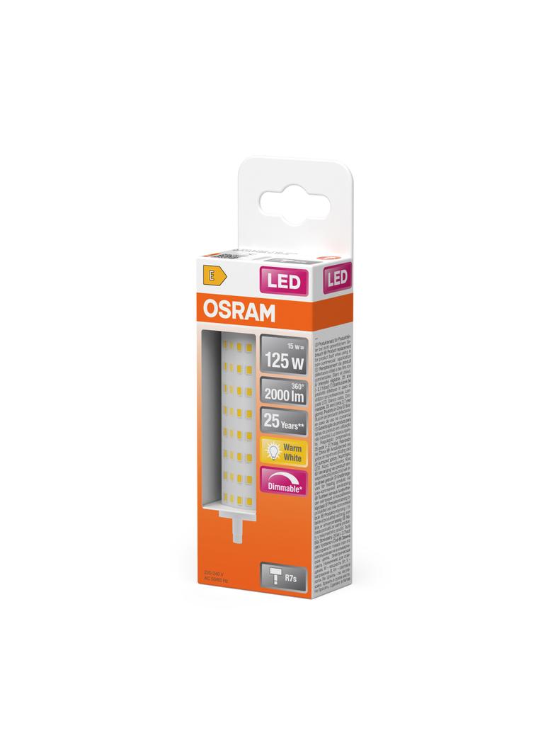 LAMPA LED LINE 118mm 125D 16W/827 230V R7S 6X1