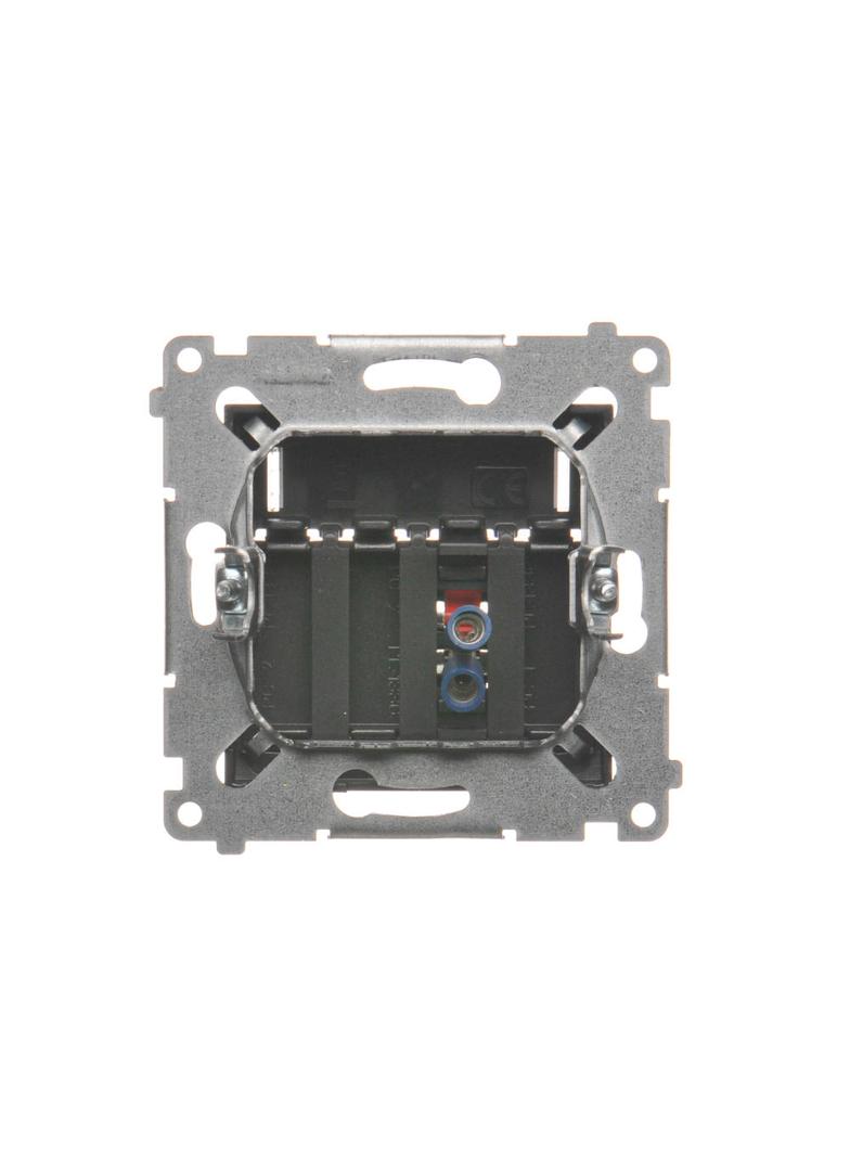 Simon 54 Gniazdo głośnikowe 1-krotne Przekrój przewodów dla wejścia i wyjścia 25 mm2 antracyt