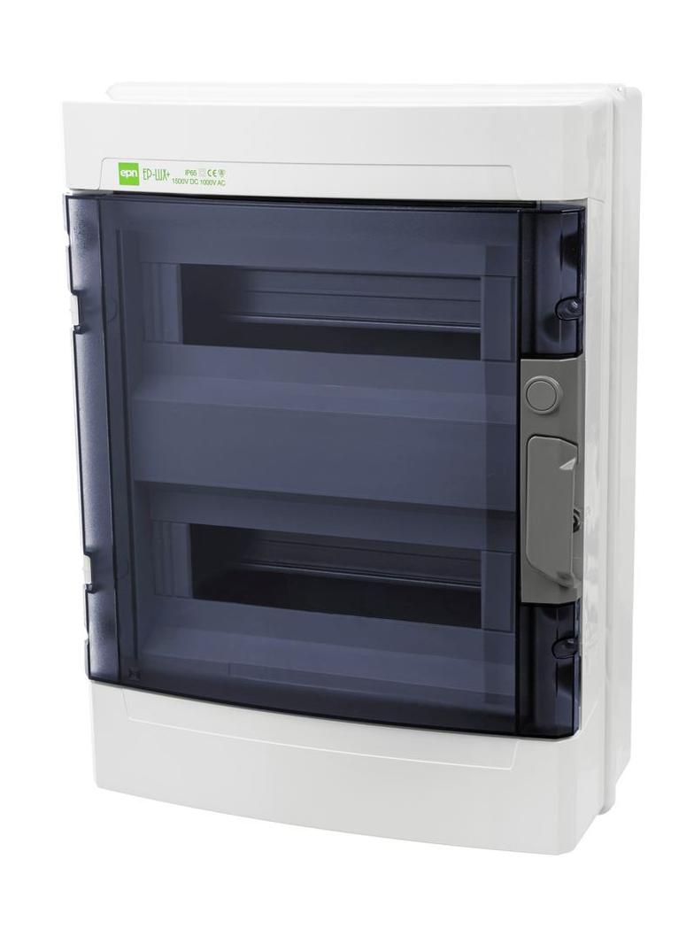 EP-LUX PLUS RN 2/26 drzwi transparentne (N+PE) IP55