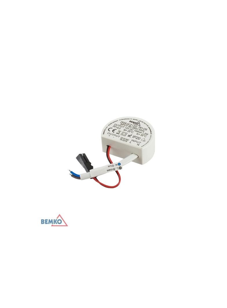 ZASILACZ DO OPRAW SCHODOWYCH STEPPER 1,2W 12CDC 100mA