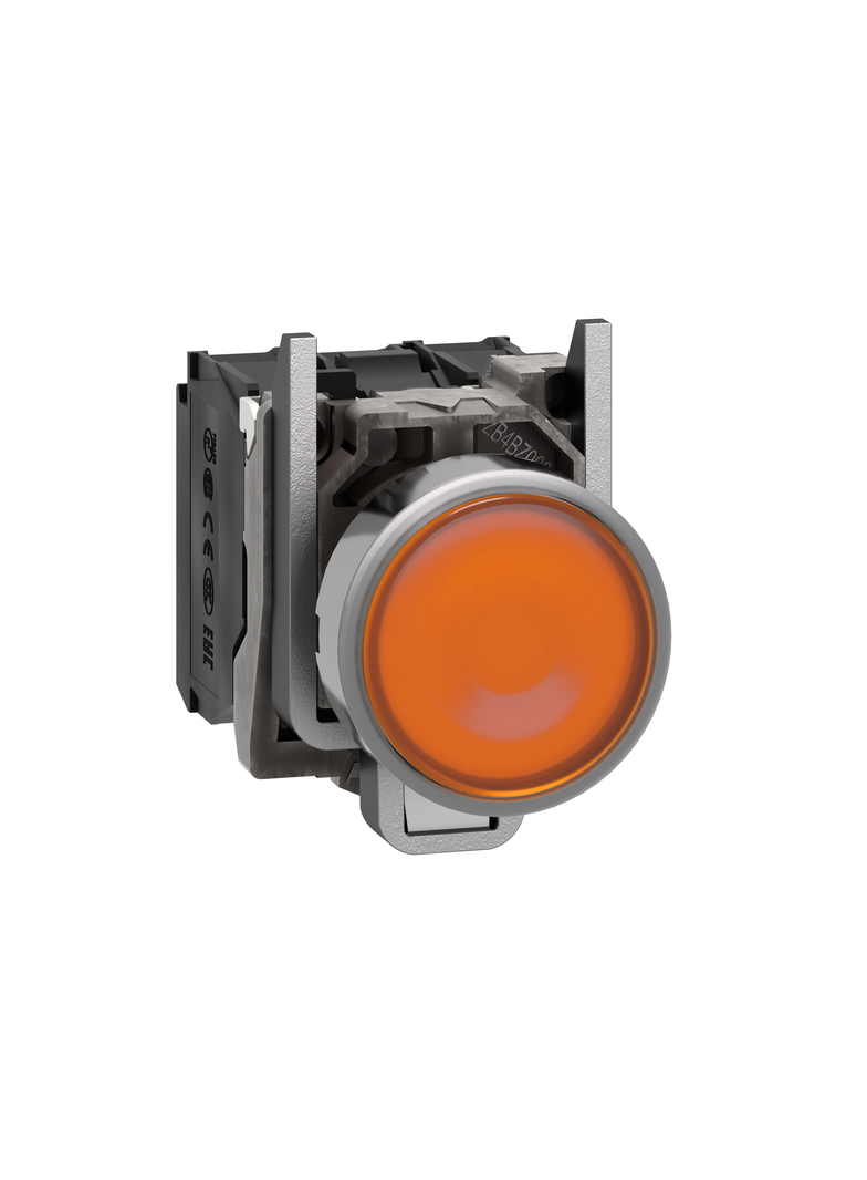 Harmony XB4 Przycisk płaski pomarańczowy LED 110/120V