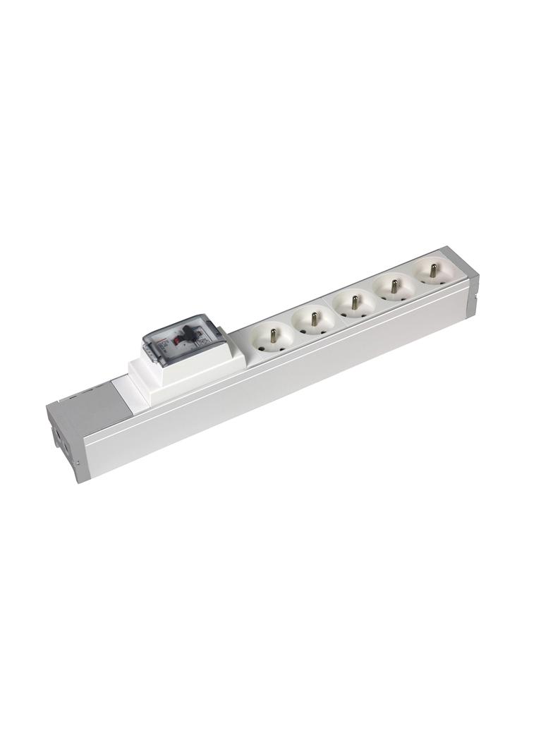 Blok Zasilający 5x2P+Z + Wyłącznik Rp 30Ma 16A 073414 LEGRAND