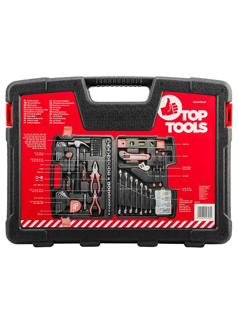 Zestaw narzędziowy 1/4", 3/8" 194 szt.