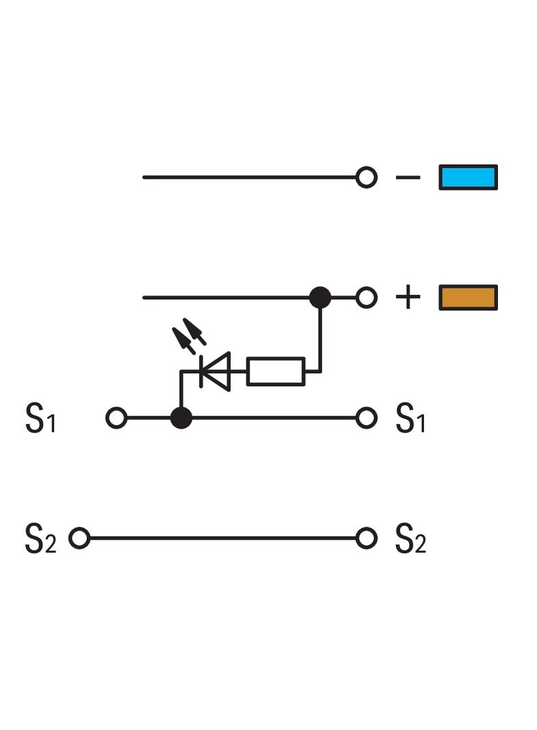 złączka do czujników z LED 2,5 mm2