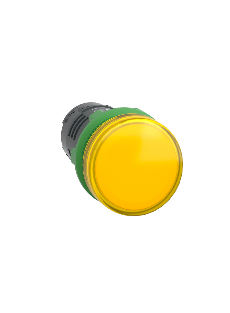 Harmony XB5 Monolityczny wskaźnik świetlny żółty LED 230/240 V AC plastikowy XB5EVM8 Schneider