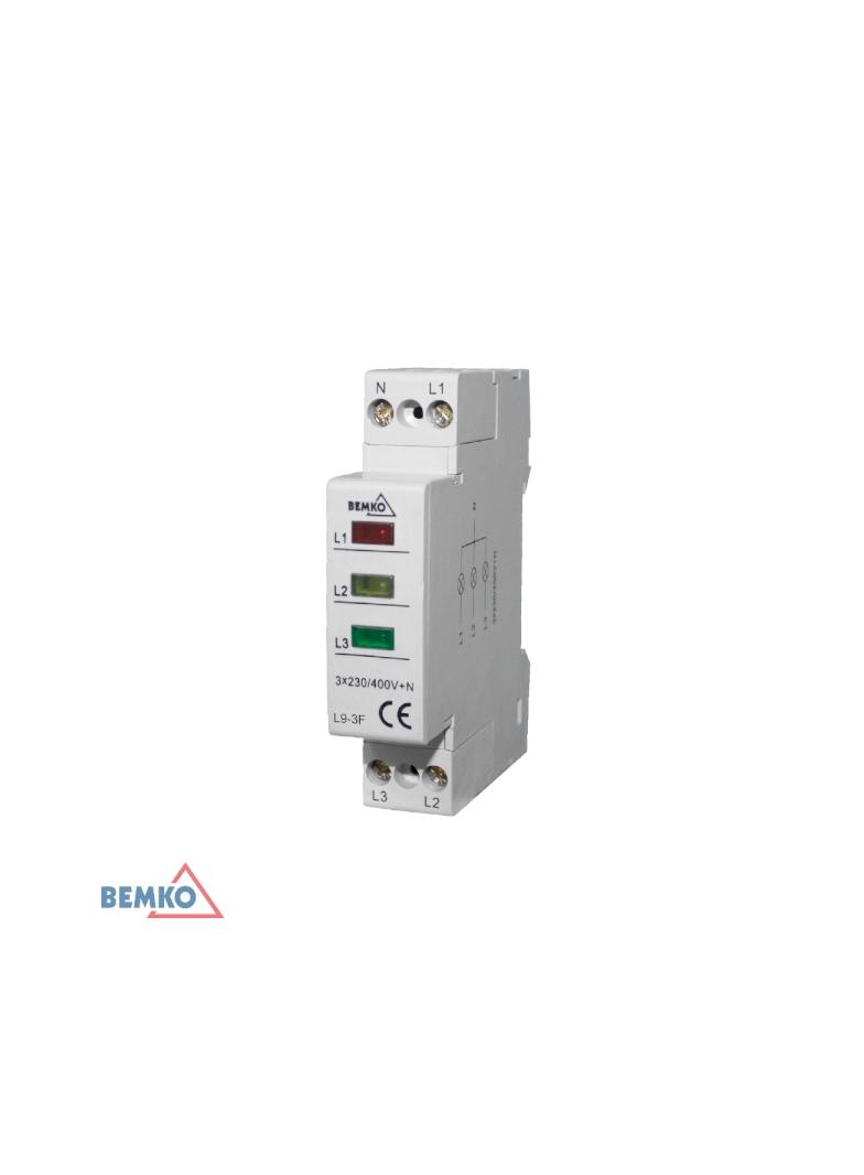 KONTROLKA L9- 3-FAZOWA SYGNALIZACYJNA