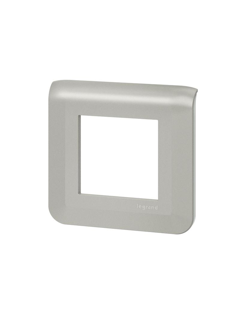 MOSAIC - Ramka 2 modułowa - Aluminium, Legrand