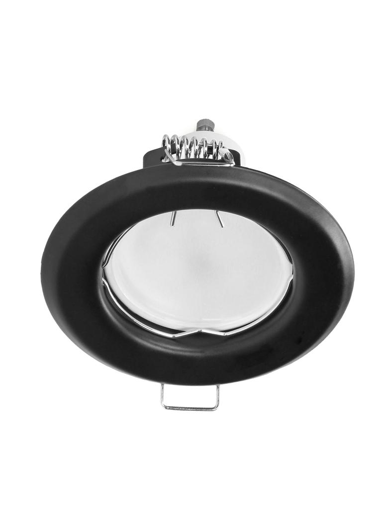 SUTRI RC ramka dekoracyjna oprawy punktowej, MR16/GU10 max 50W, okrągła, stała, czarna AD-OD-6175/B ORNO