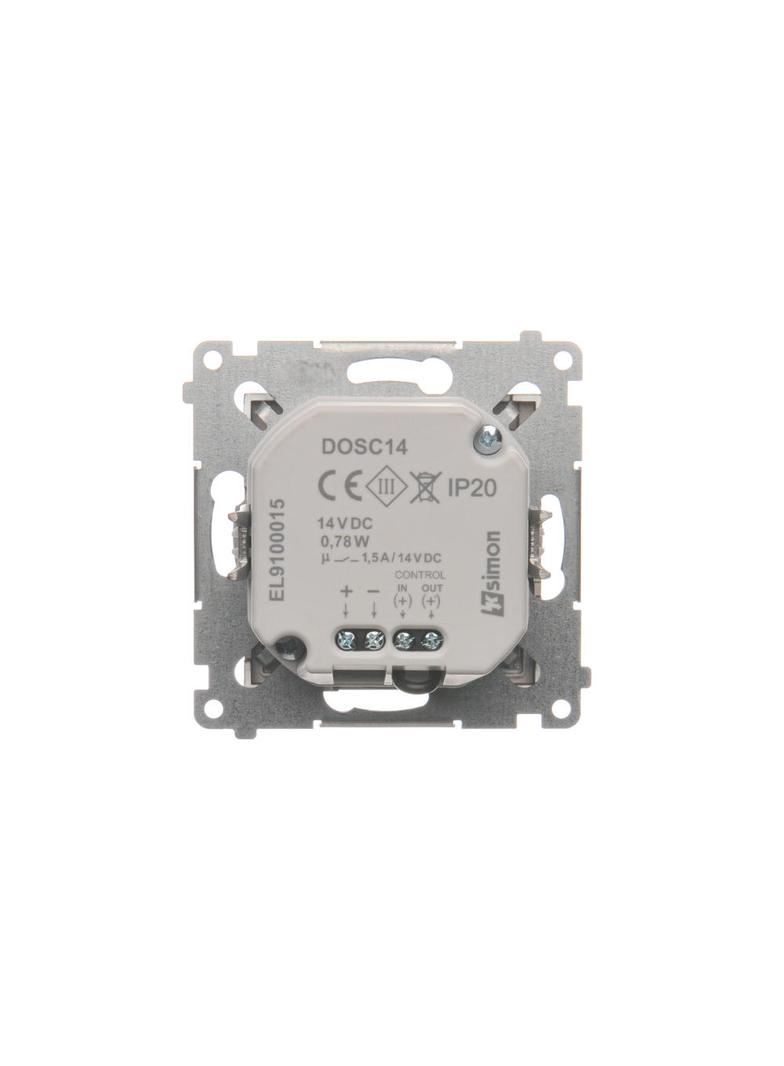 Simon 54 Oprawa oświetleniowa LED biały. z czujnikiem 14 V DC 064 W białe zimne 5900 K brąz mat !Wymagany zasilacz 14V DOSC14A.01/46 KONTAKT