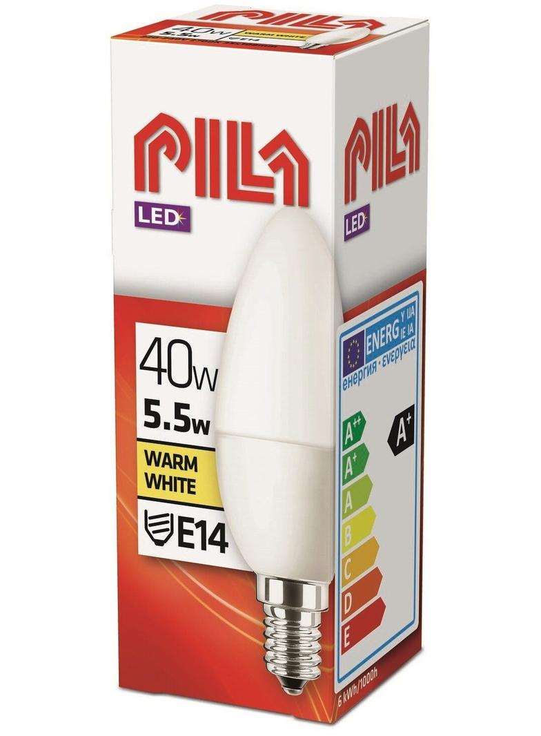 PILA LED 40W B35 E14 WW FR ND 1CT/10 Żarówka