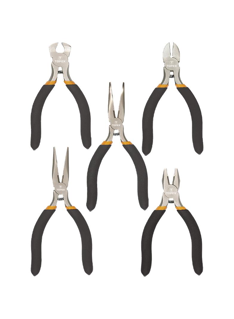 Szczypce precyzyjne, zestaw 5 szt.