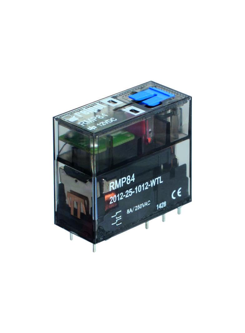RMP84-2012-25-1024-WTL Przekaźnik elektromagnetyczny, miniaturowy, do obwodu drukowanego i gniazda w