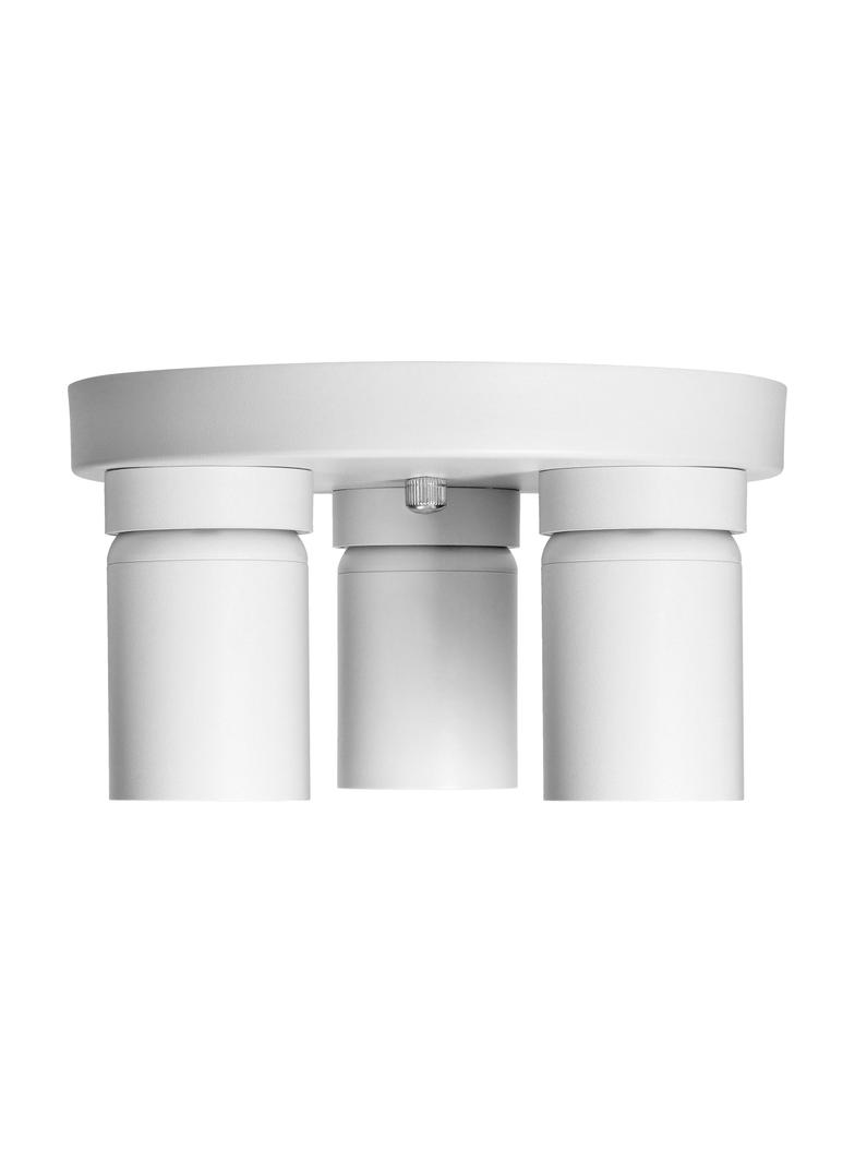 MALTA SP 3, oprawa ścienno-sufitowa, GU10 max. 3x12W, IP20, biała, okrągła podstawa AD-OP-6484WGU10 ORNO