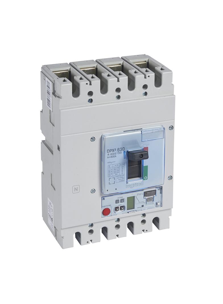 Wyłącznik DPX3 630 Sg+P 4P 400A 70Ka 422203 LEGRAND