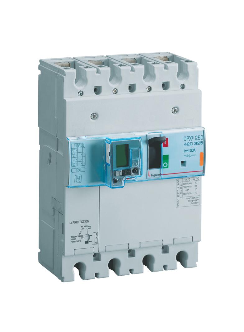 Wyłącznik DPX3 250 El 4P 40A 70Ka Z Zab. R-Pr. 420655 LEGRAND
