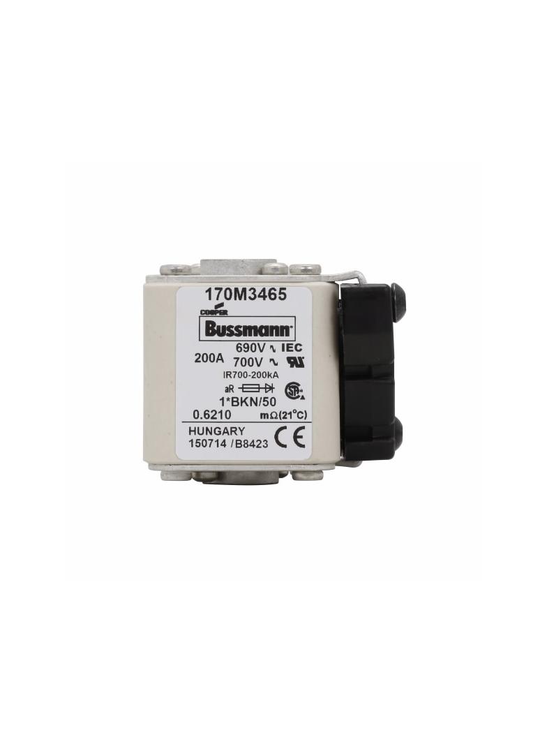 FUSE 200A 690V 1 BKN 50 AR UC Wkładka szybka 200A AC 690V rozmiar 1 aR IEC UL 170M3465 EATON