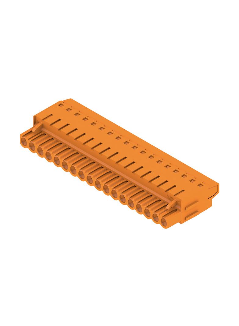 BLT 5.08HC/18/180B SN OR BX Wtyk PCB (złącze wiązki), 5.08 mm, Liczba biegunów: 18, Przylącze TOP /18szt./ 1503460000 WEIDMÜLLER