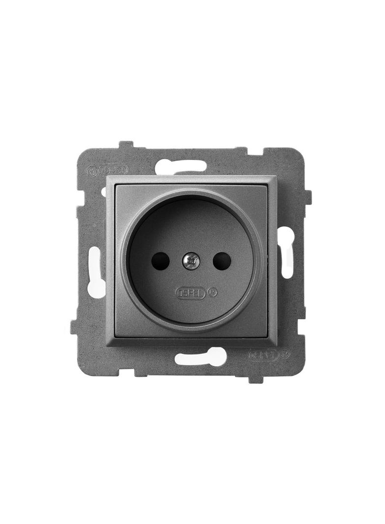 ARIA Gniazdo pojedyncze - kolor szary mat