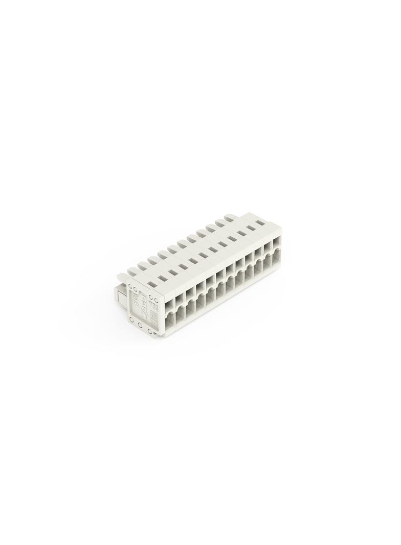 MCS-MINI Classic gniazdo 12-bieg. j-szare raster 3,5 mm /50szt./ WAGO