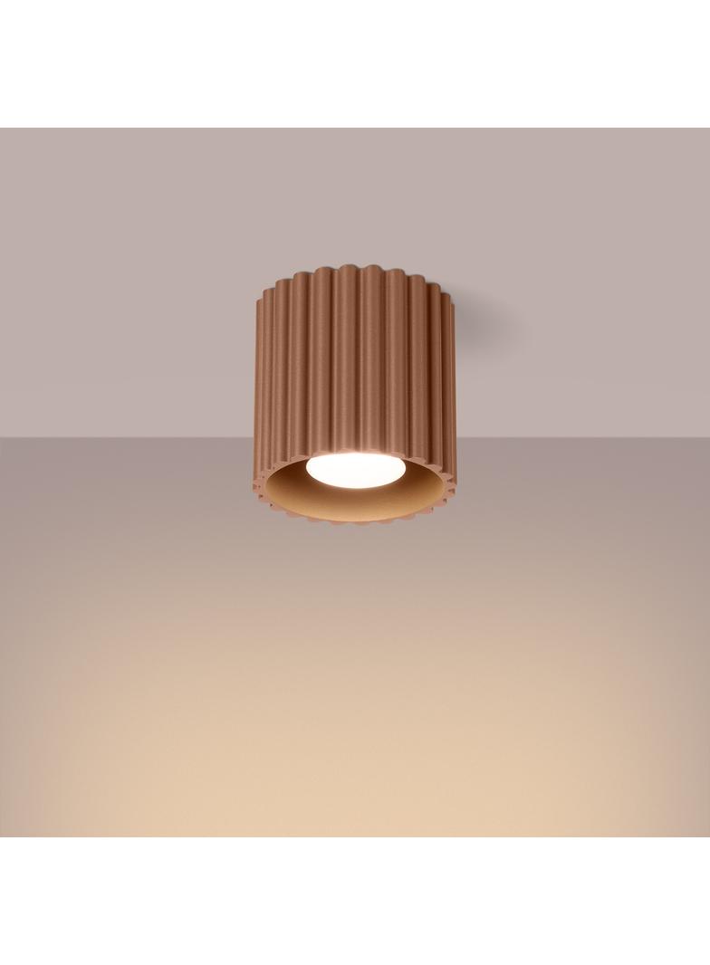 SOLLUX Plafon AURA 1 mocca GU10 ; SL.1804