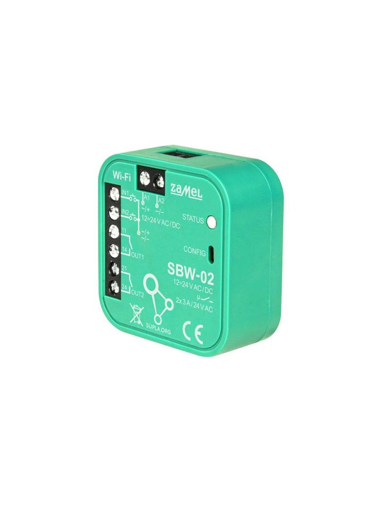 STEROWNIK BRAMOWY WI-FI 2-KANAŁOWY TYP: SBW-02