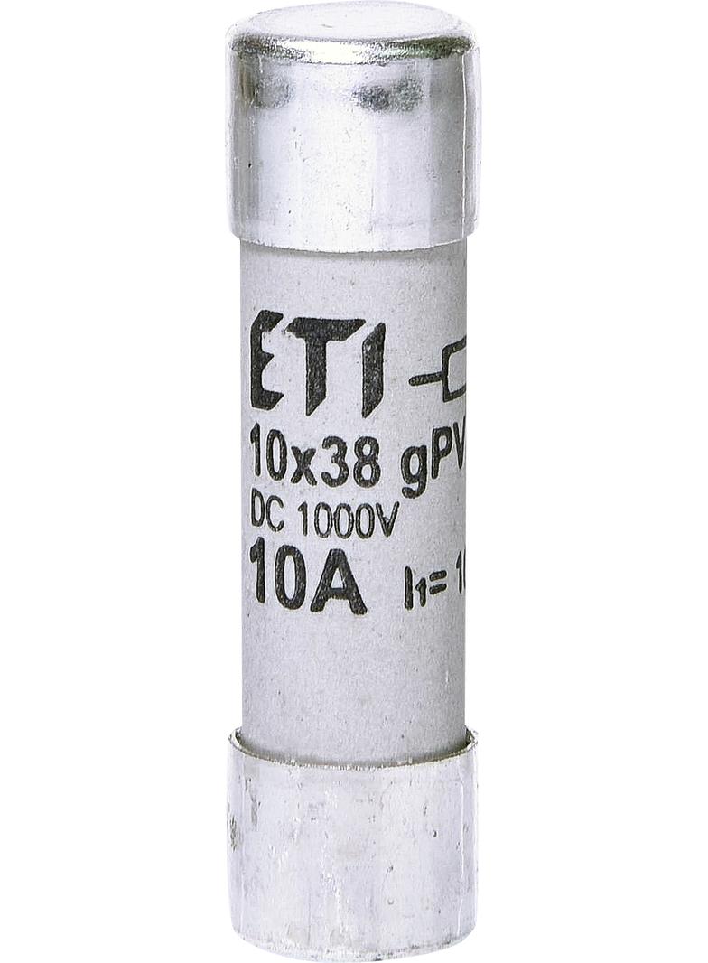 Wkładka topikowa cylindryczna PV CH10x38 gPV 10A 1000V UL 002625105 ETI