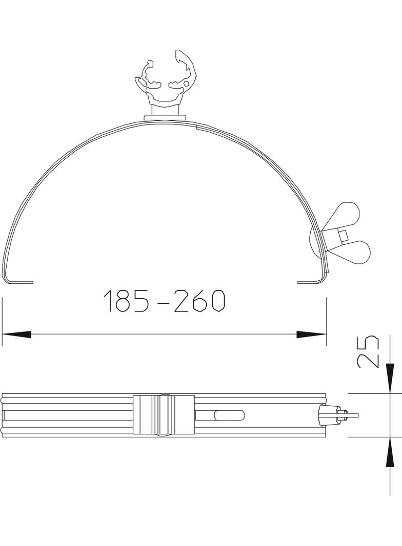 132/K-CU, DACHOWE UCHWYTY PRZEW.TYP.177/