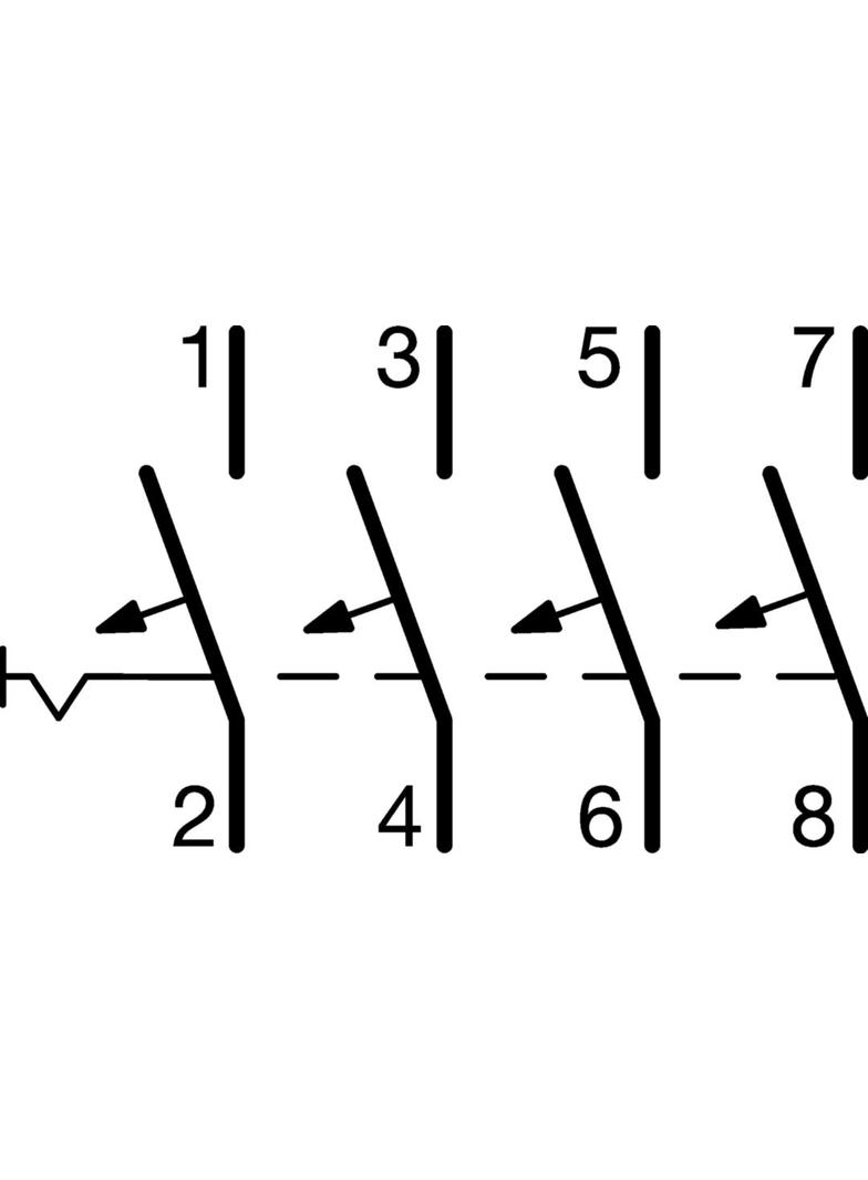 MCB Wyłącznik nadprądowy 10kA/15kA 4P C 4A NCN404 HAGER