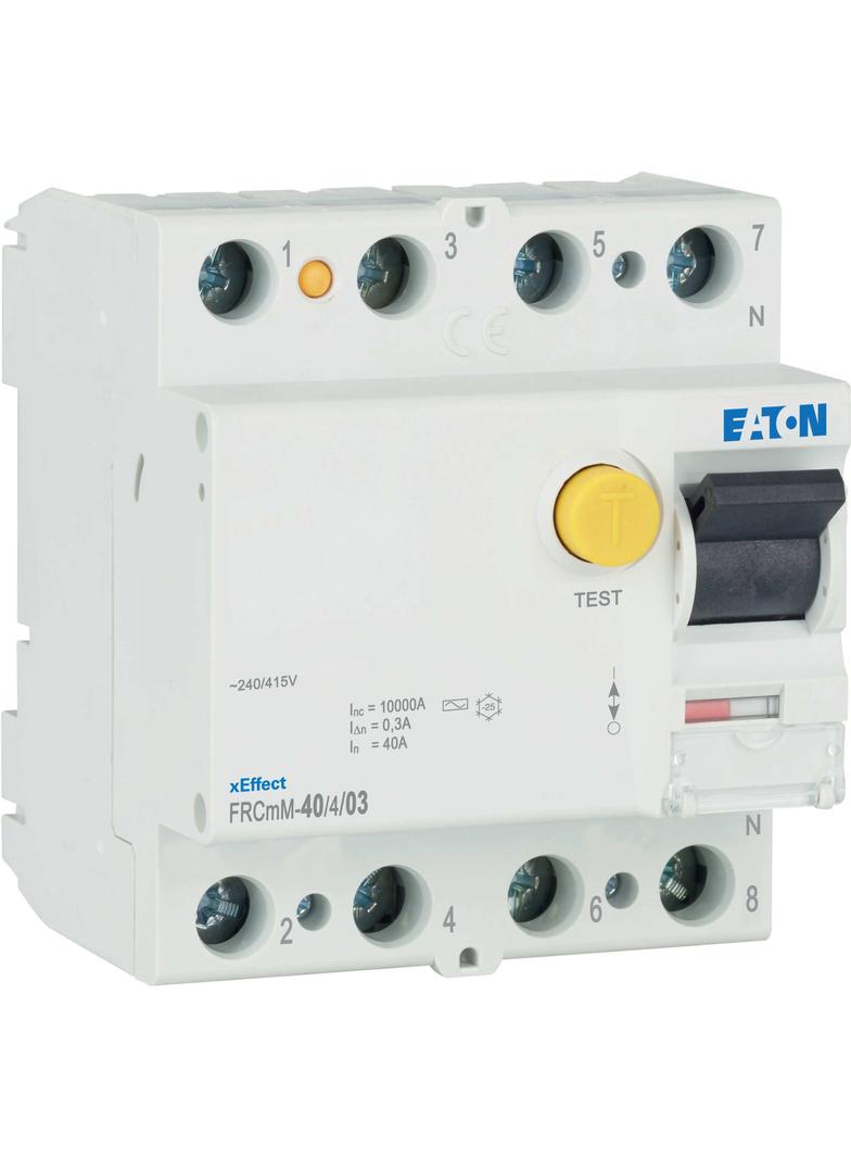 FRCmM-40/4/03 Wyłącznik różnicowoprądowy 10kA 40A 4P 300mA typ AC 170420 EATON