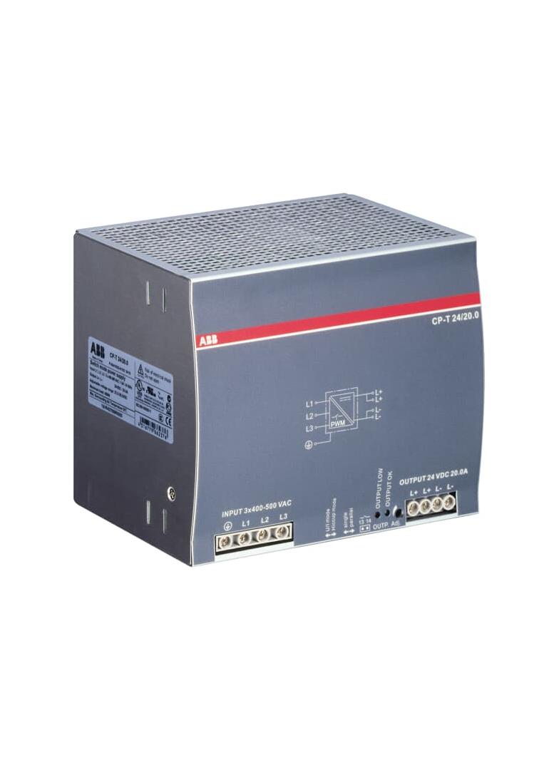 Zasilacz impulsowy CP-T 24/20.0 wej: 3x400-500VAC wyj: 24VDC/20.0A