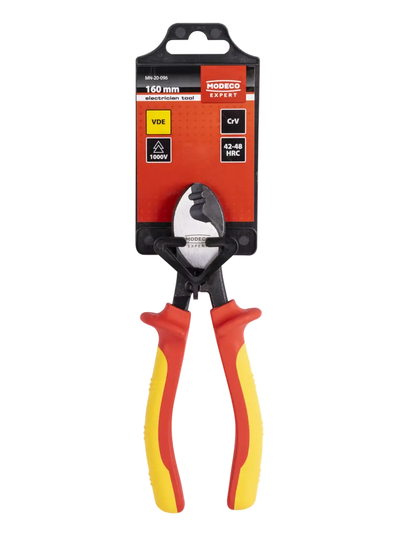 Szczypce do obcinania kabli 160mm 1000V VDE MN-20-096 RAWLPLUG