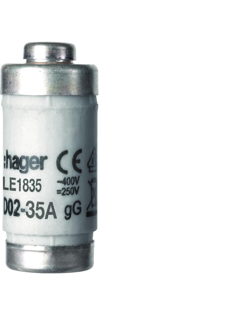 Wkładka topikowa D02 gG 35A 400VAC LE1835 HAGER