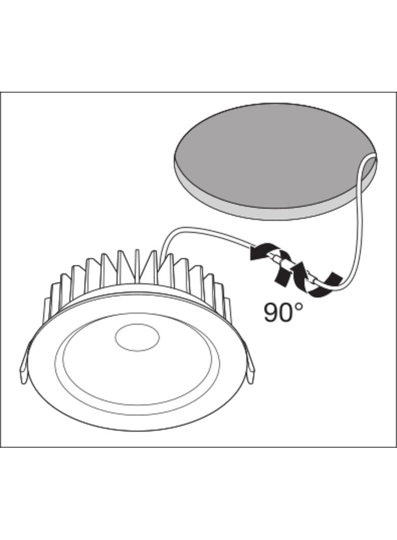 Oprawa SPOT LED FIX 8W 4000K SI DIM IP44