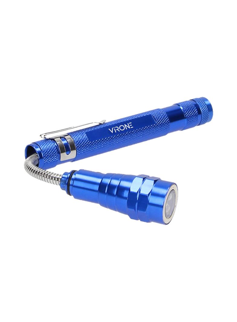 Latarka teleskopowa 17-57 cm, 3 LED, 4 x LR44, wyginana głowica, magnes WL-9 ORNO