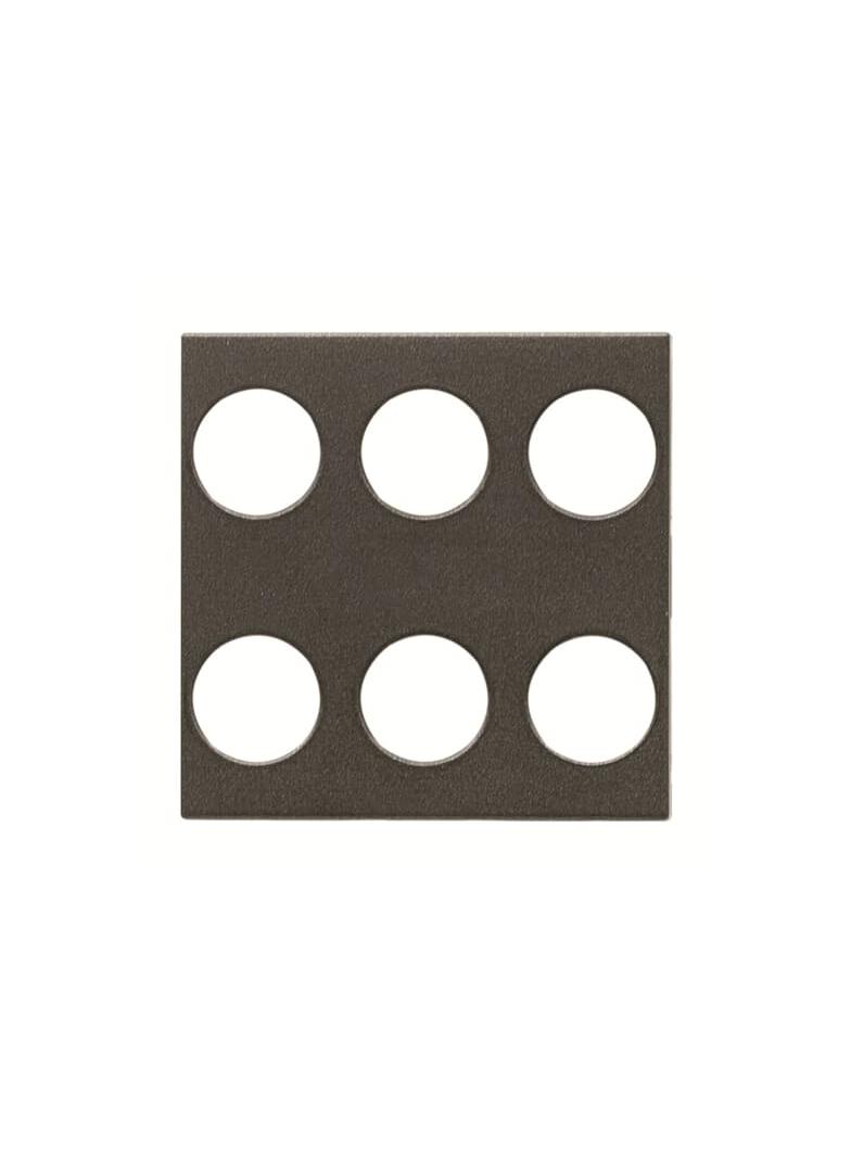 POKRYWA PRZYCISKU 3/6 KNX -KNX-ANTRACYT